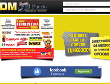 Tablet Screenshot of directoriosdemexico.info
